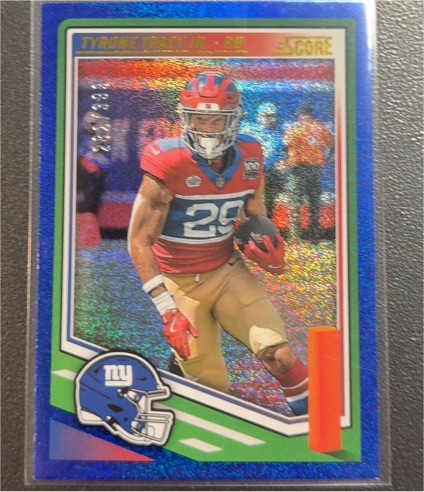 2025 Panini Score #116 Tyrone Tracy Jr. — front