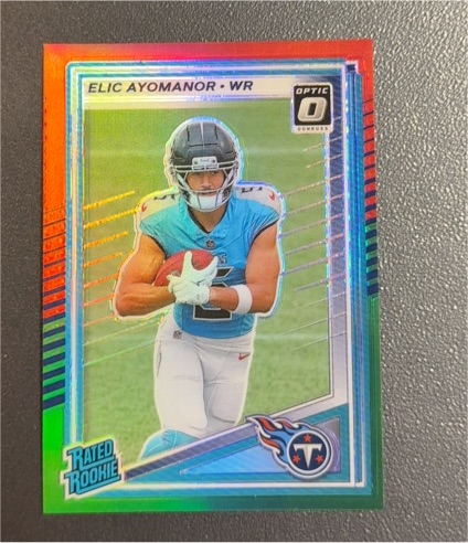 2025 Panini Donruss #339 Elic Ayomanor Optic Preview — front