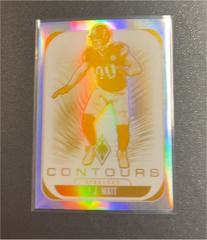 2025 Panini Phoenix Contours #27 T.J. Watt — front