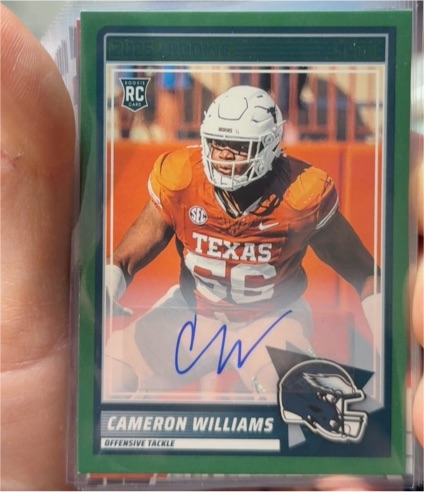 2025 Panini Score #66 Cameron Williams — front