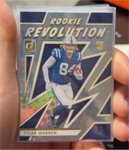 2025 Panini Donruss #16 Tyler Warren Rookie Revolution — front