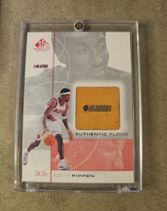 2000-01 Upper Deck SP Game Floor #33F Scottie Pippen — front