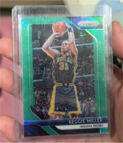 2018-19 Panini Prizm #55 Reggie Miller — front