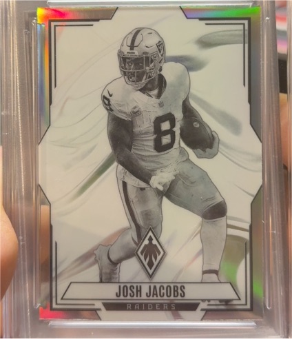 2023 Panini Phoenix #CON-3 Josh Jacobs Contours — front