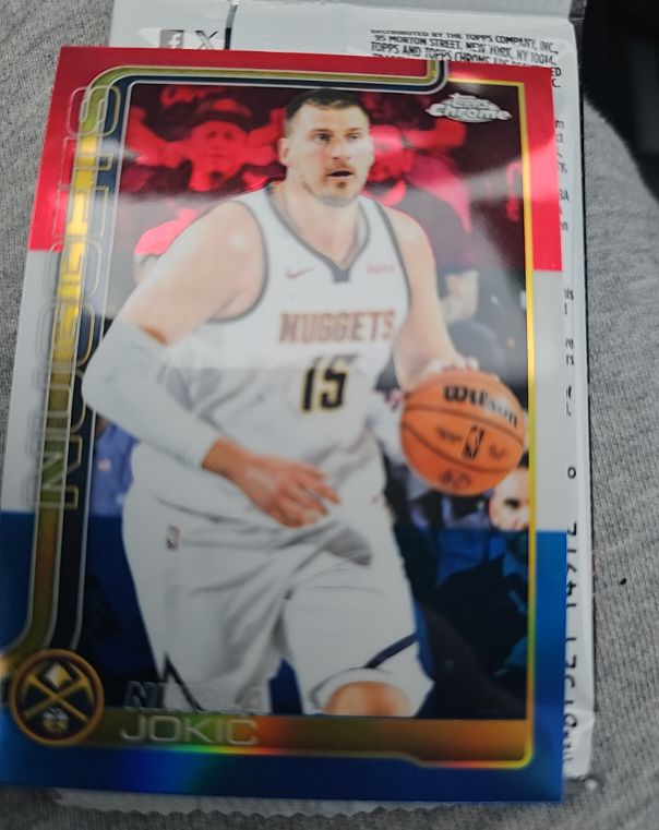 2025-26 Topps Chrome #25 Nikola Jokic — front