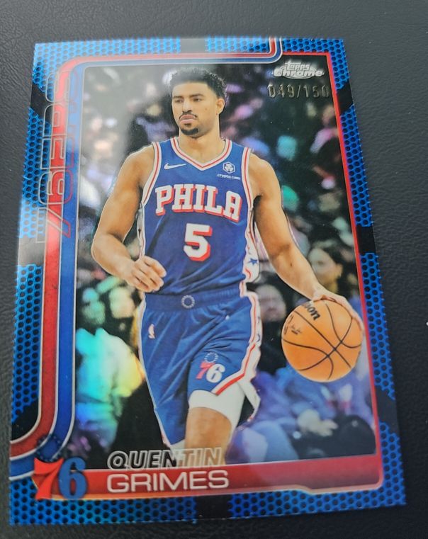 2025-26 Topps Chrome #197 Quentin Grimes — front