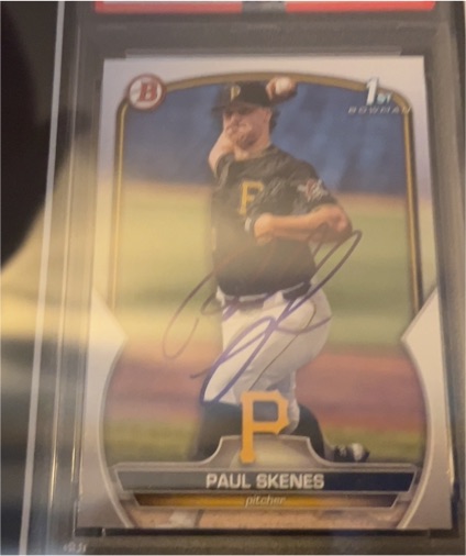 2023 Bowman Draft #BD-14 Paul Skenes — front