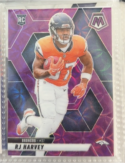 2025 Panini Mosaic #375 RJ Harvey — front