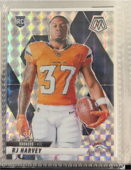 2025 Panini Mosaic #284 RJ Harvey — front