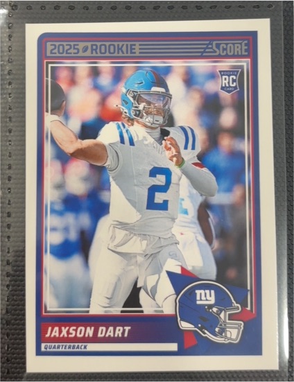 2025 Panini Score #35 Jaxson Dart — front