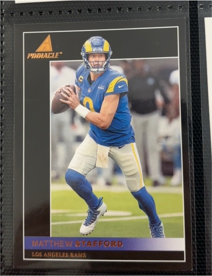 2021 Panini Chronicles Pinnacle #11 Matthew Stafford — front