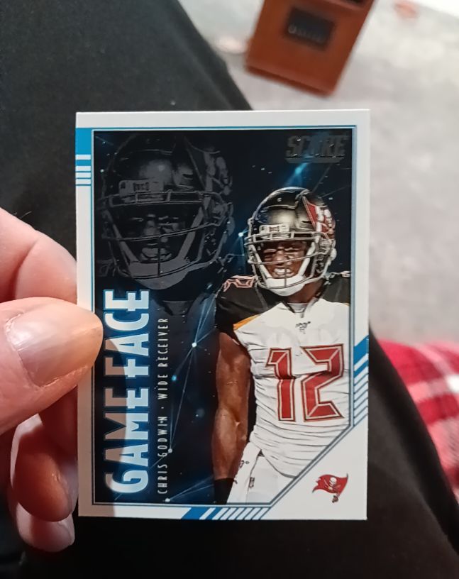 2020 Panini Score Game Face #GF-CG Chris Godwin — front