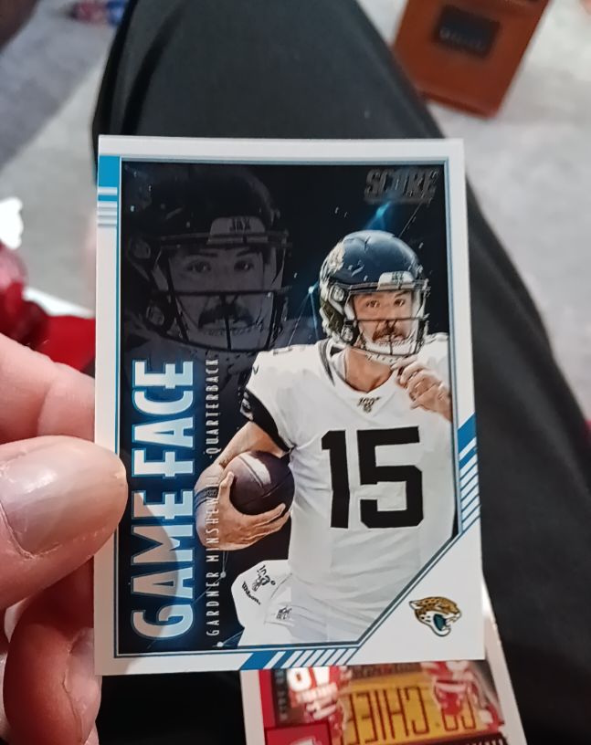 2020 Panini Score #GF-GM Gardner Minshew II Game Face — front