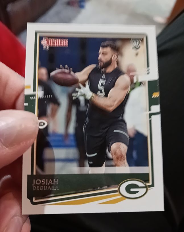 2020 Donruss #292 Josiah Deguara — front