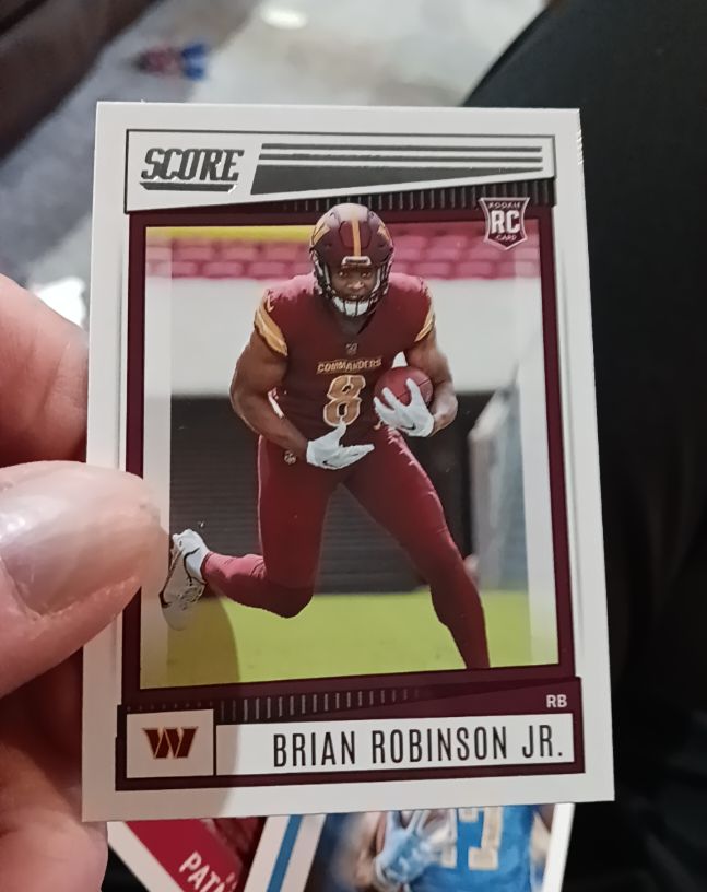 2022 Panini Score #338 Brian Robinson Jr. — front
