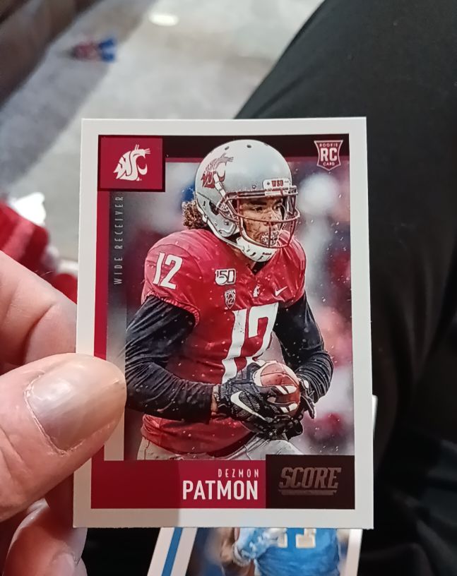 2020 Panini Score #421 Dezmon Patmon — front