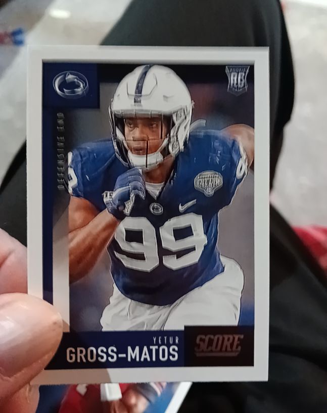 2020 Panini Score #340 Yetur Gross-Matos — front