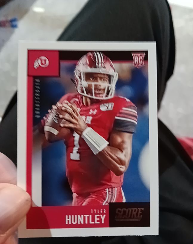 2020 Panini Score #370 Tyler Huntley — front