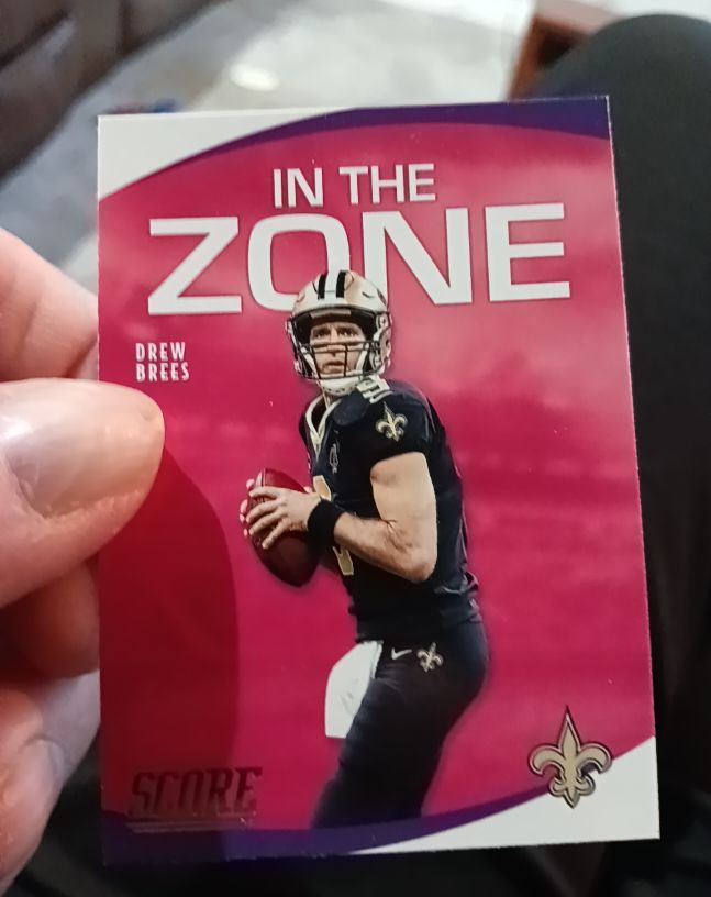2020 Panini Score #IZ-DB Drew Brees In The Zone — front