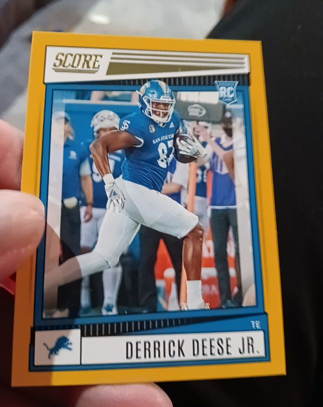 2022 Panini Score #376 Derrick Deese Jr. — front