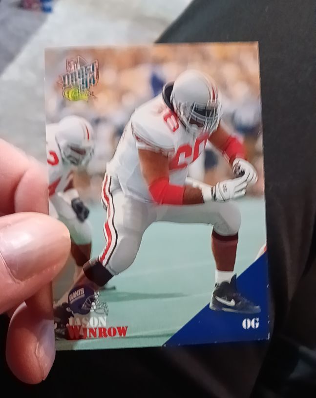 1994 Classic NFL Draft #42 Jason Winrow — front