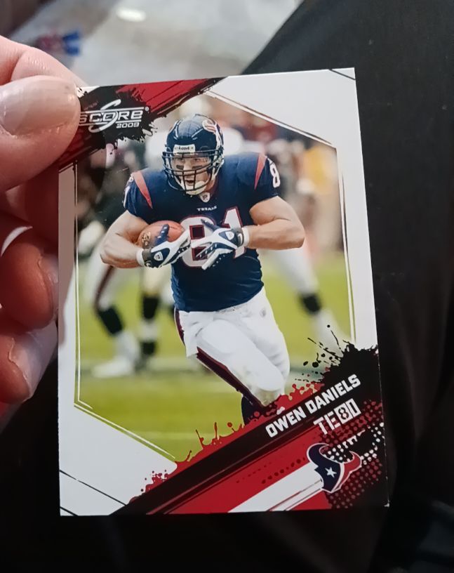 2009 Score #120 Owen Daniels — front
