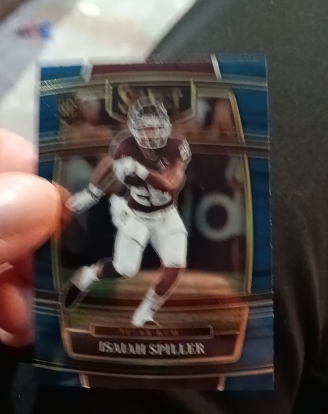 2022 Panini Select Draft Picks #18 Isaiah Spiller — front