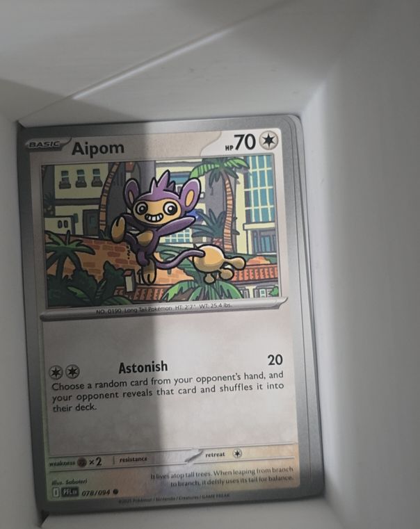 2023 Pokémon Phantasmal Flames #078 Aipom — front