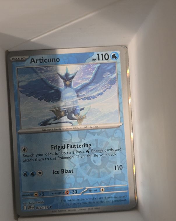 2025 Pokémon TCG Journey Together #032 Articuno — front