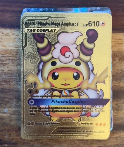 2024 Fan Art #007 Pikachu Mega Ampharos — front