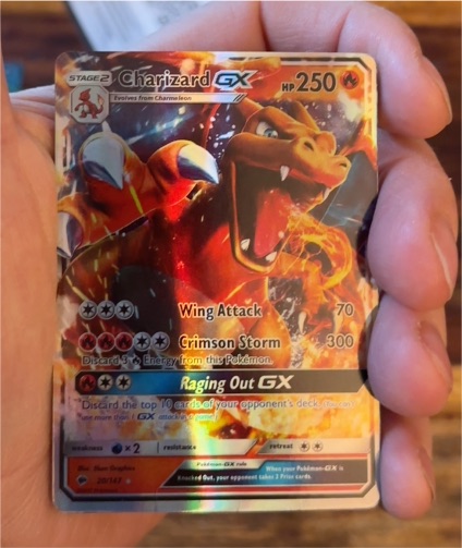 2017 Pokémon Sun & Moon Burning Shadows #20 Charizard GX — front