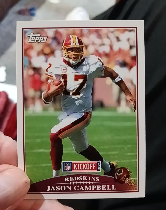 2009 Topps Kickoff #27 Jason Campbell — front