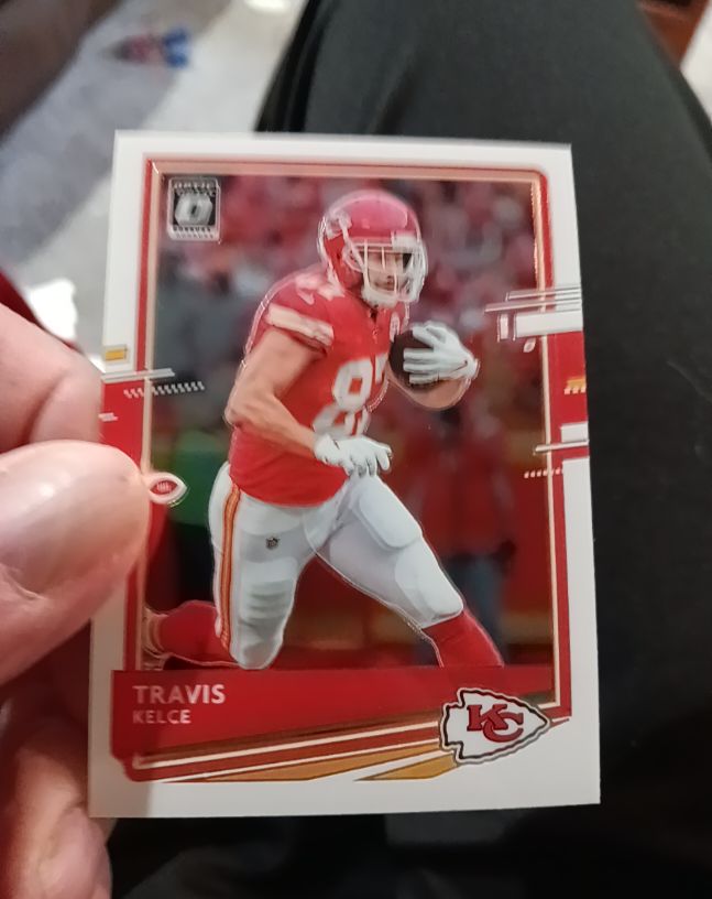 2020 Panini Donruss Optic #3 Travis Kelce — front