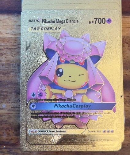 2020 Pokémon #008 Pikachu Mega Diancie — front