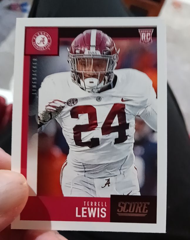 2020 Panini Score #350 Terrell Lewis — front