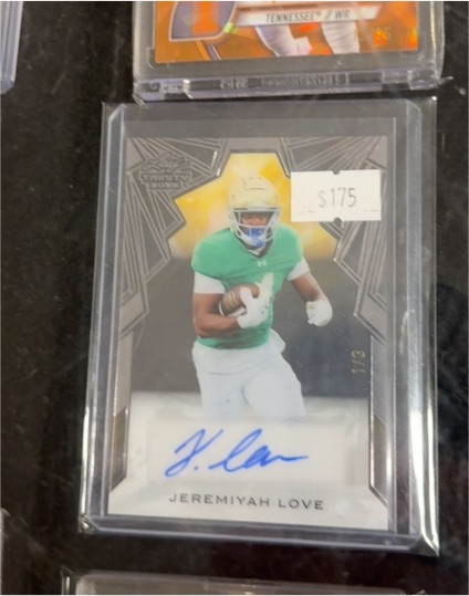 2025 Leaf Trinity #11 Jeremiyah Love — front