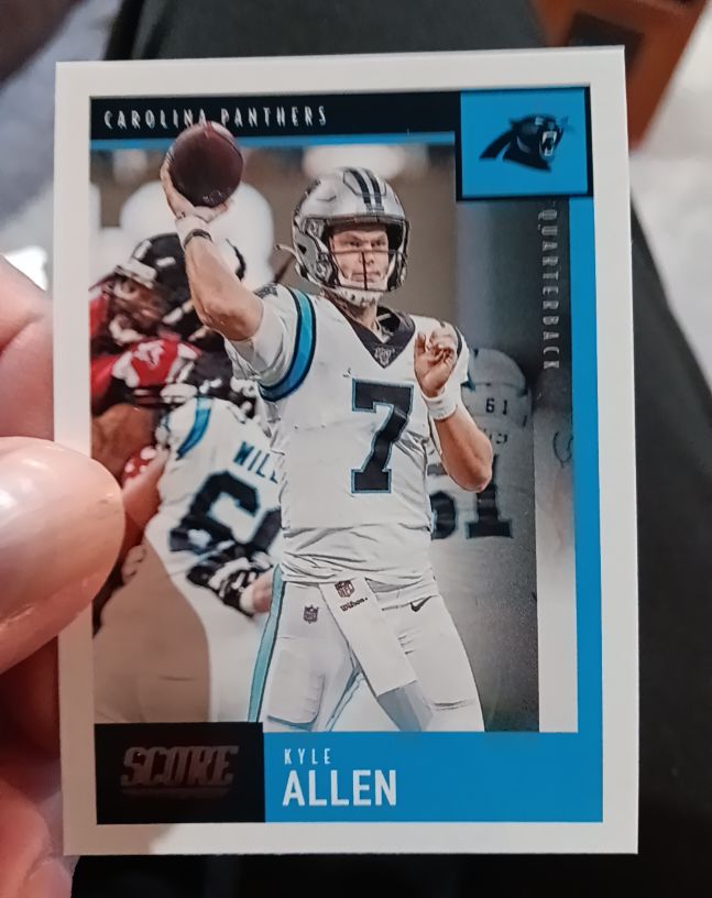 2020 Panini Score Football #260 Kyle Allen — front