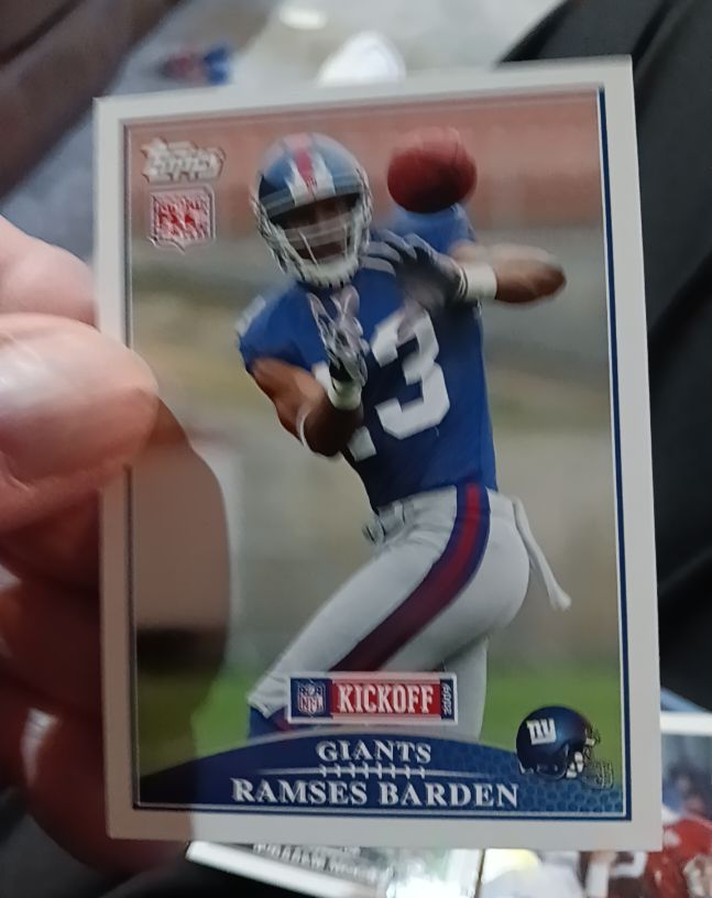 2009 Topps Kickoff #159 Ramses Barden — front