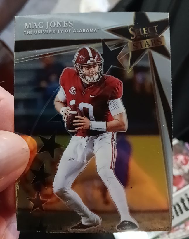 2022 Panini Select Draft Picks Select Stars #SS-MJ Mac Jones — front