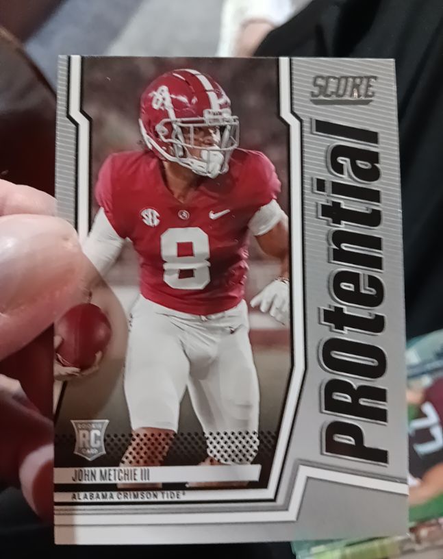 2022 Panini Score #P-JM John Metchie III PROtential Rookie — front