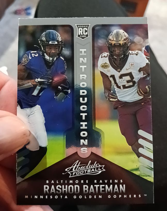 2021 Panini Absolute Introductions #INT-13 Rashod Bateman — front
