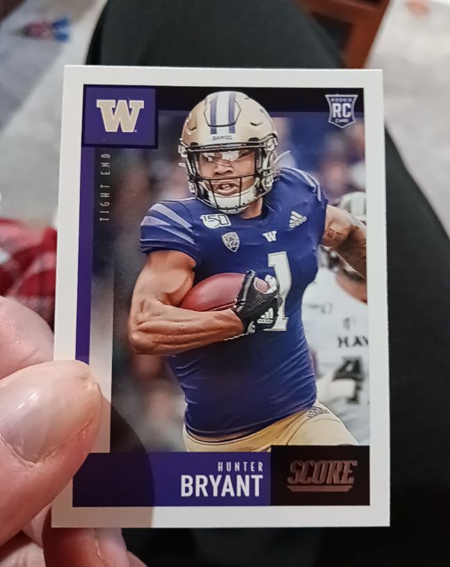 2020 Panini Score #406 Hunter Bryant — front