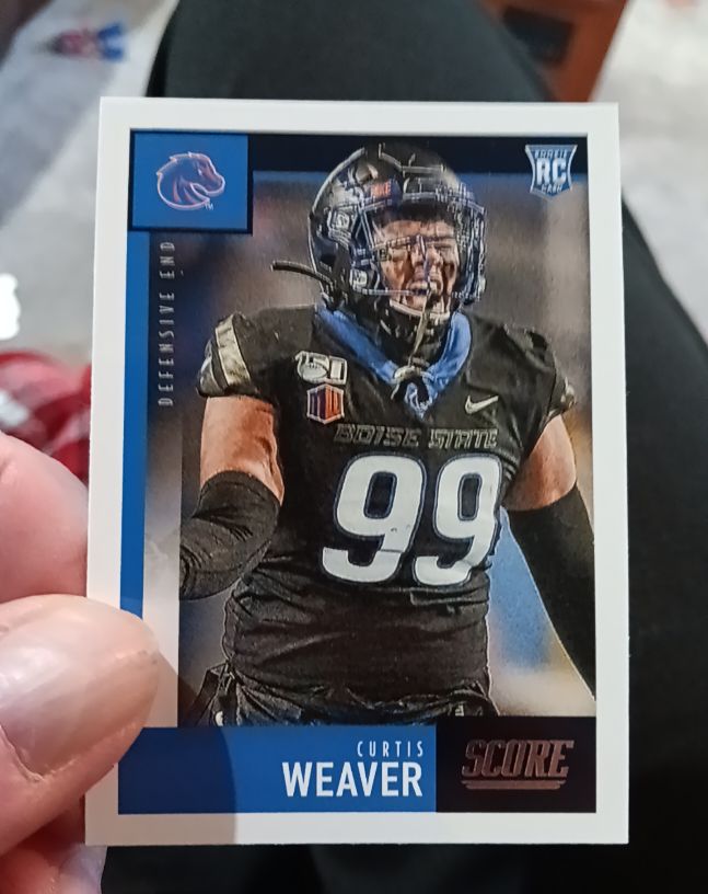2020 Panini Score #339 Curtis Weaver — front