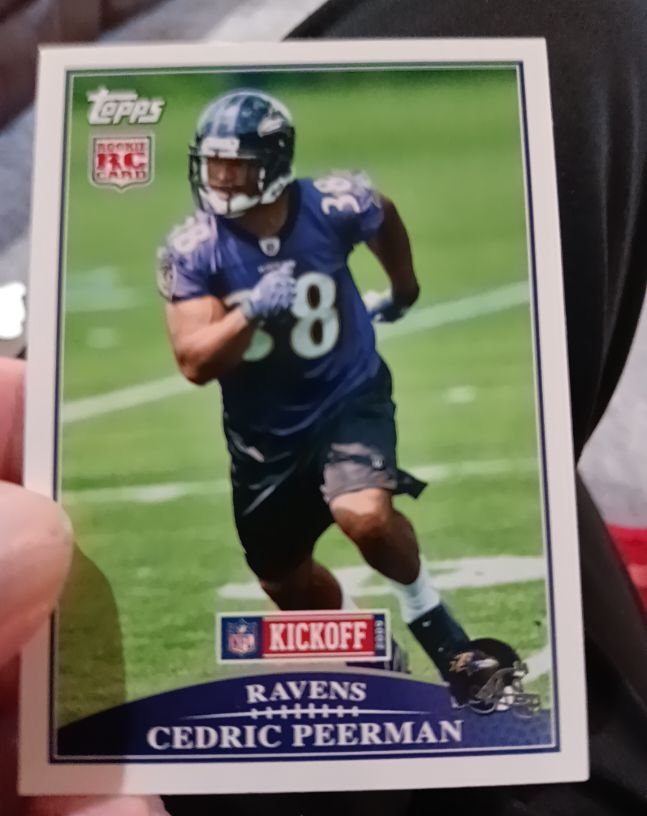 2009 Topps Kickoff #129 Cedric Peerman — front