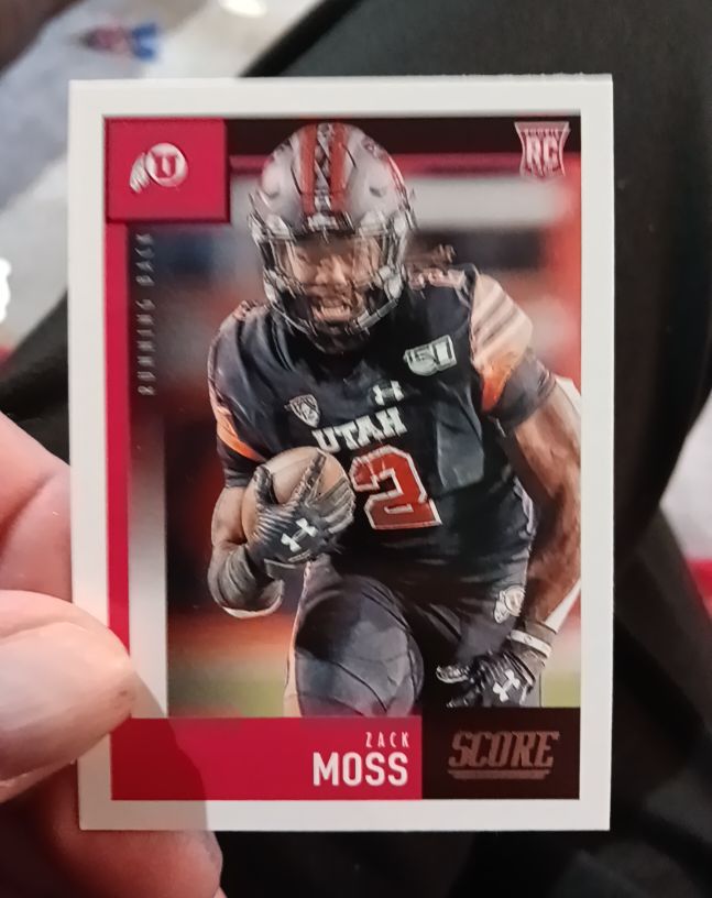 2020 Panini Score #396 Zack Moss — front
