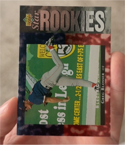 1994 Upper Deck Star Rookies #5 Greg Blosser — front