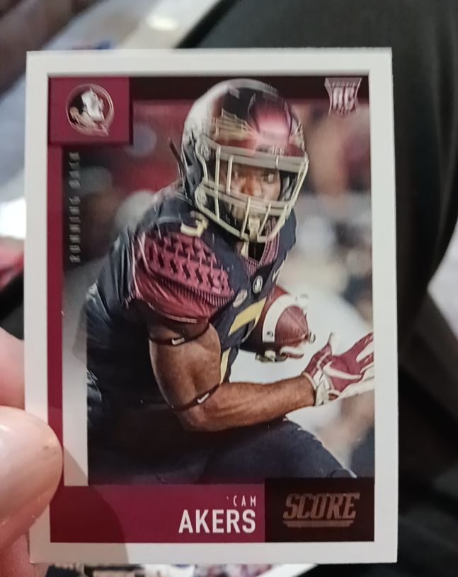 2020 Panini Score #375 Cam Akers Rookie — front