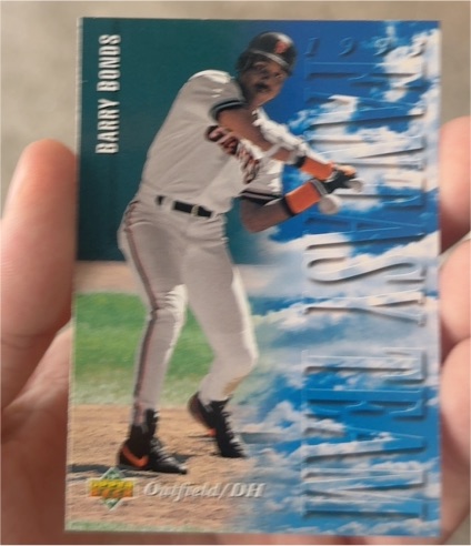 1994 Upper Deck #38 Barry Bonds — front