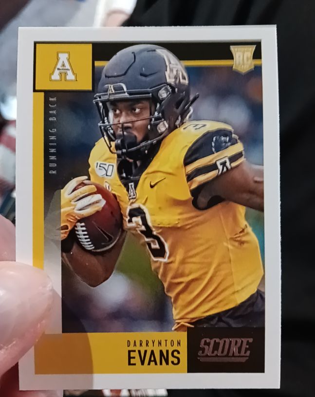 2020 Panini Score #379 Darrynton Evans — front