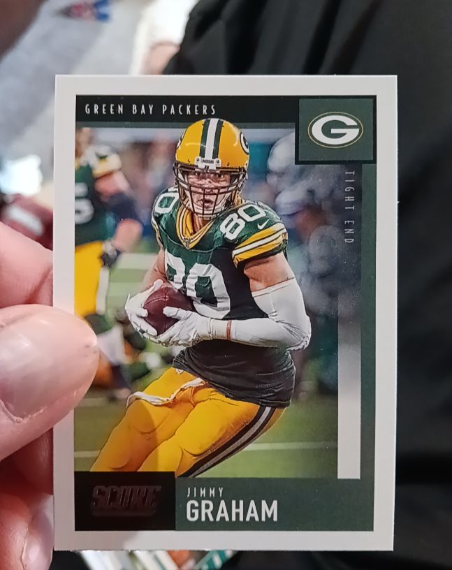 2019 Score #89 Jimmy Graham — front